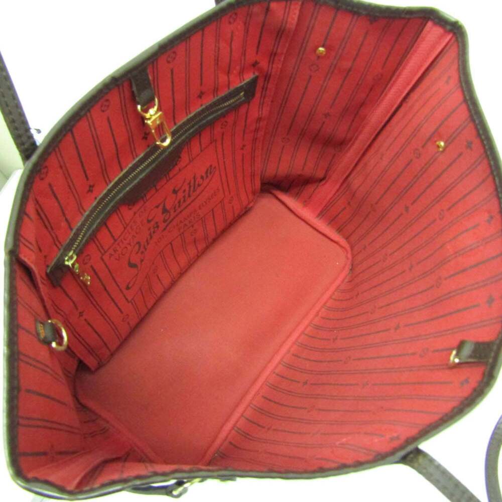 LOUIS VUITTON Authentic Brown Damier Neverfull MM Tote Bag - Picture 3 of 15